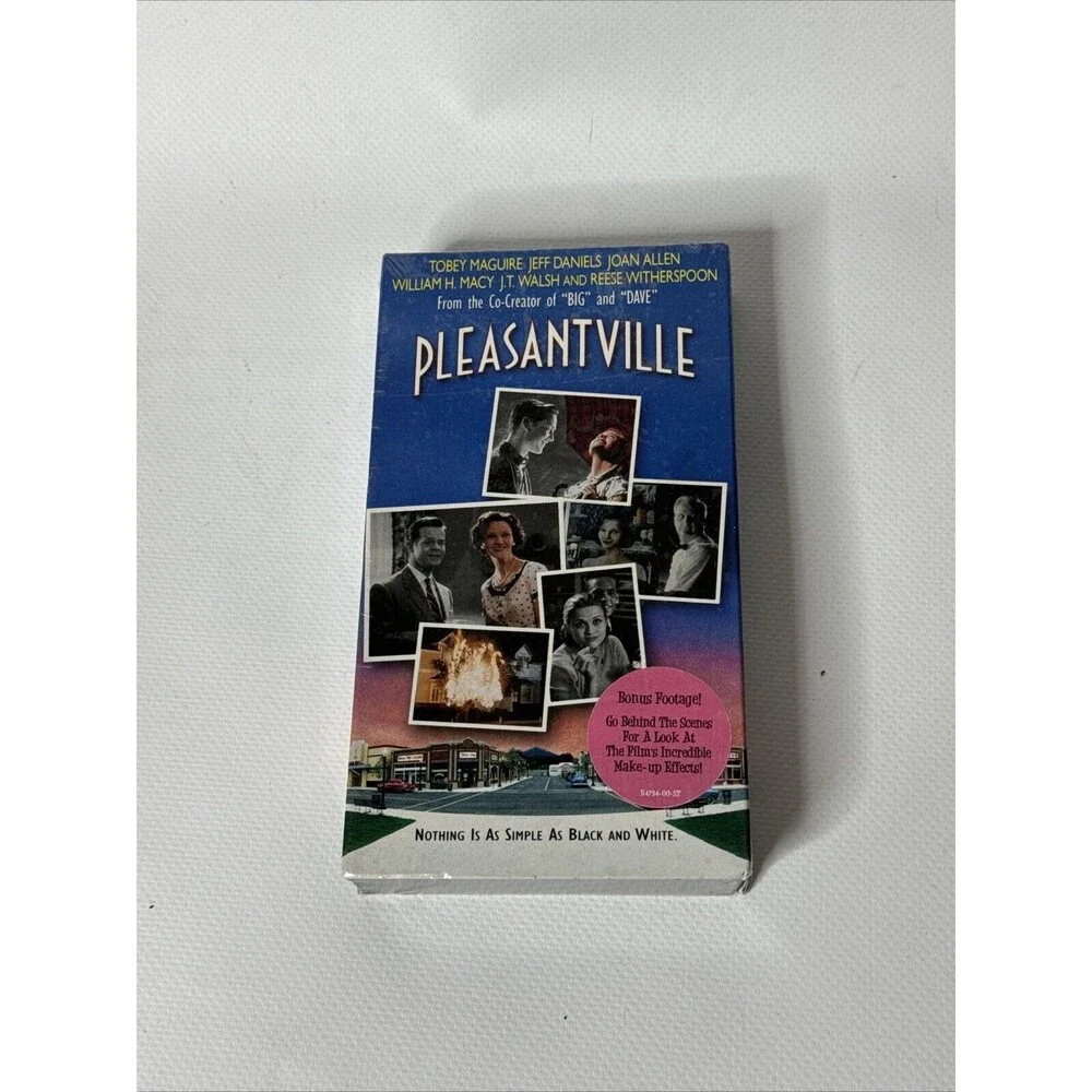 Pleasantville (VHS, 1999) - Toby Maguire, Jeff Daniels, Joan Allen New Sealed